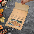 9x13 In Non-Stick Precut Baking Parchment Paper Sheets for Baking Enthusiasts - Withstands Temperatures up to 450°F - 100% Natural Wood Pulp (200PCS)