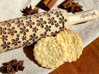 SUMMER 3 KID Rolling Pin SET. Wooden Laser Cut Mini Rolling Pins for cookies, play dough, salt dough or clay Butterfly, Music Flower by Algis Crafts