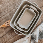 Mora 9x13in Deep Porcelain Baking Dish - Oven to Table, Freezer Safe