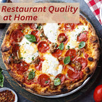 ThermiChef 16" by 16" Pizza Steel (3/8" Deluxe Thickness) - Multipurpose Cooking Steel for Ovens & Grills - Made in the USA