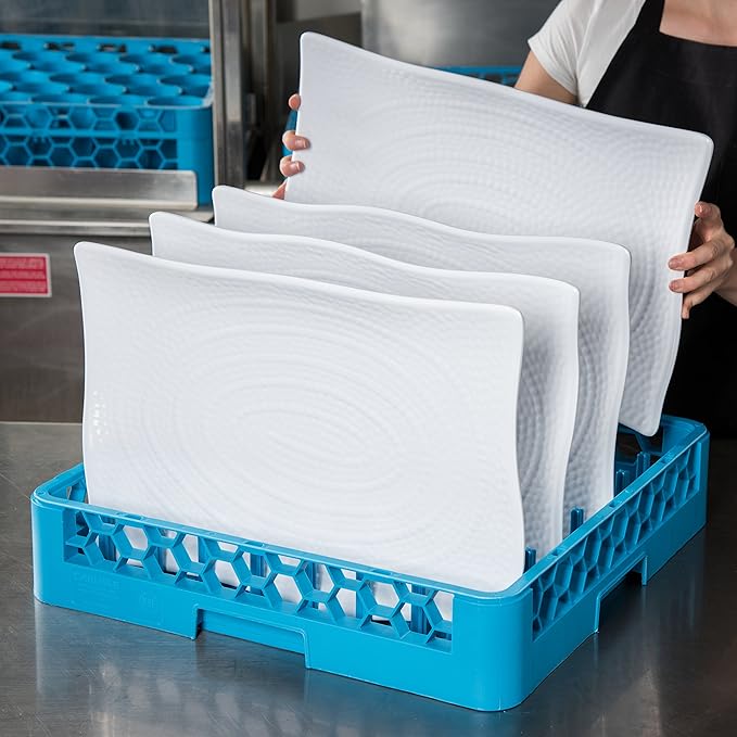 Carlisle FoodService Products RP14 OptiClean Plate Rack, Blue (Pack of 6)