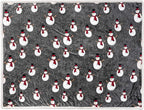PAVILIA Premium Christmas Sherpa Throw Blanket | Snowman Decoration, Fleece, Plush, Warm, Cozy Reversible Microfiber Holiday Blanket 60x80