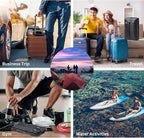 Vacuum Bags for Travel, IP67 Reusable Vacuum Seal Bags for Clothing with Electric Pump, Vacuum Seal Packing cube for Suitcases, Backpack & Travel (1PC+Pump)