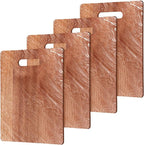 Vesici 18 Pack Bamboo/Wood Cutting Board with Handles Bulk Plain Blanks Laser Engraving Chopping Board for Customized Engraving Gifts Crafts Christmas Keepsakes(Walnut,14''x11'')