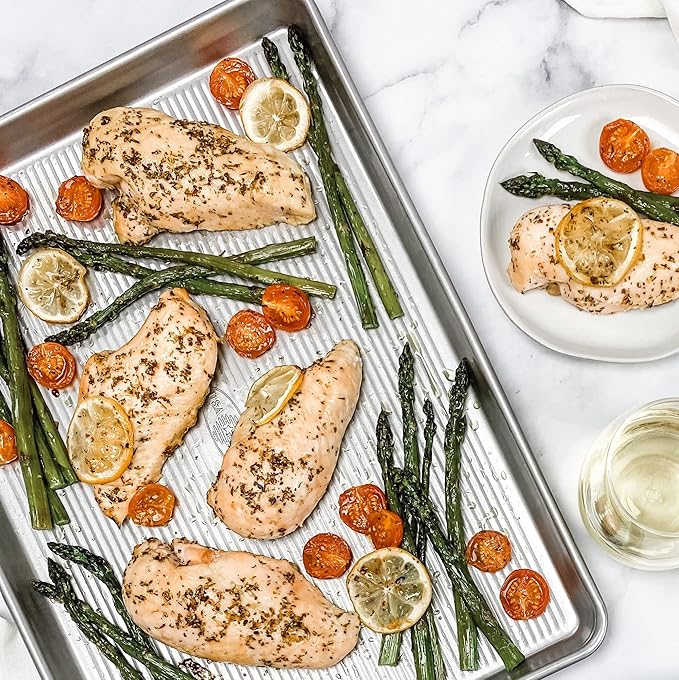 USA Pan Bakeware Nonstick Extra Large Baking Sheet Pan, Aluminized Steel