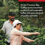 San Francisco Bay Ground Coffee - DECAF Bay Bridge Blend (28oz Bag), Medium Roast, Swiss Water Processed