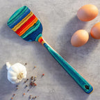 Totally Bamboo Baltique Montego Bay Collection 12-1/2" Wooden Spatula, Safe for Nonstick