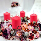 MILIVIXAY 2PCS Pillar Candle Mold -Height: 3.0inch,Diameter:2.0inch-30ft Long Wicks, 2pcs Wick Holders, a Mold Sealer and a Lead Wire Included as a Gift.