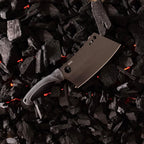 OUTDOOR EDGE ErgoMax Cleaver - Razor Sharp Meat Cleaver and Vegetable Kitchen Knife, Premium Titanium-Coated Steel Blades, Multipurpose Chef Knife for Home and Kitchen with Ergonomic Handle