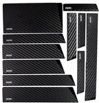 Asaya Professional Knife Edge Guards -Universal Blade Covers - Extra Strength, ABS Plastic and BPA-Free Felt Lining, non-Toxic and Food Safe - Knives Not Included (11Pcs)