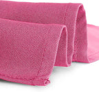 Gee Di Moda Rectangle Tablecloth - 90 x 156 Inch Fuchsia Table Cloth for 8 Foot Table with Floor-Length Drop - Heavy Duty Washable Fabric - 8 Ft Buffet Table, Holiday Party, Wedding & Baby Shower