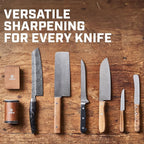 Tumbler Rolling Knife Sharpener Set - Knife Sharpening Made Easy - Starter Set (Holiday Gift Set)