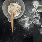 EROIR Danish Dough Whisk and Bread Lame Set - 13 Inch Dutch Bread Whisk - Bread Lame Dough Scoring Tool with 10 Razor Sharp Blades and Leather Cover